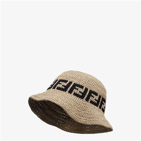 Cappelli Fendi in Mouton Beige taglia M International .